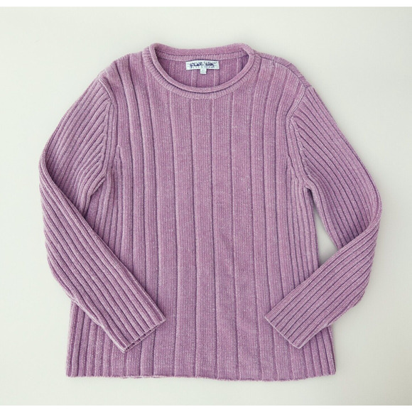 Essentials By Carolyn Taylor Sweater Women Small Light Pink Tight Knit Crew Neck - Picture 3 of 12